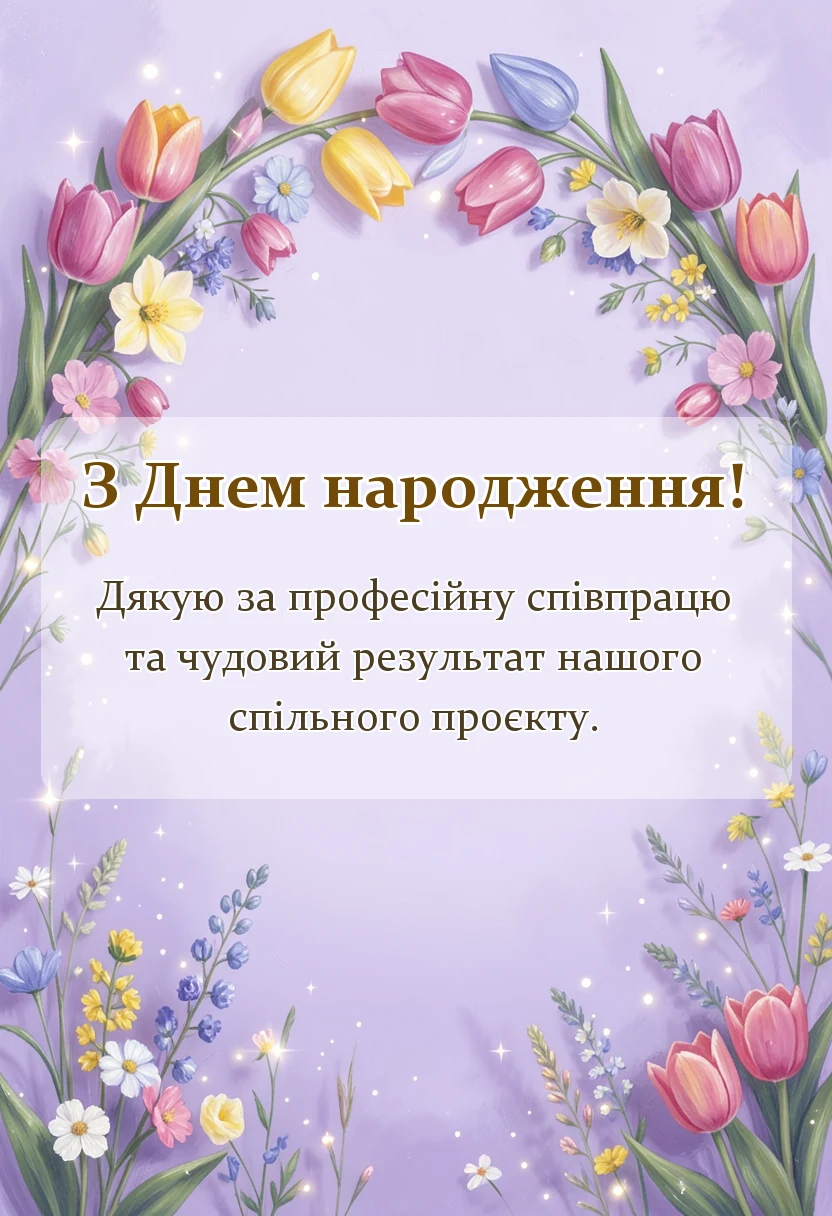 вітальна листівка - подяка за співпрацю як написати зразки та тексти