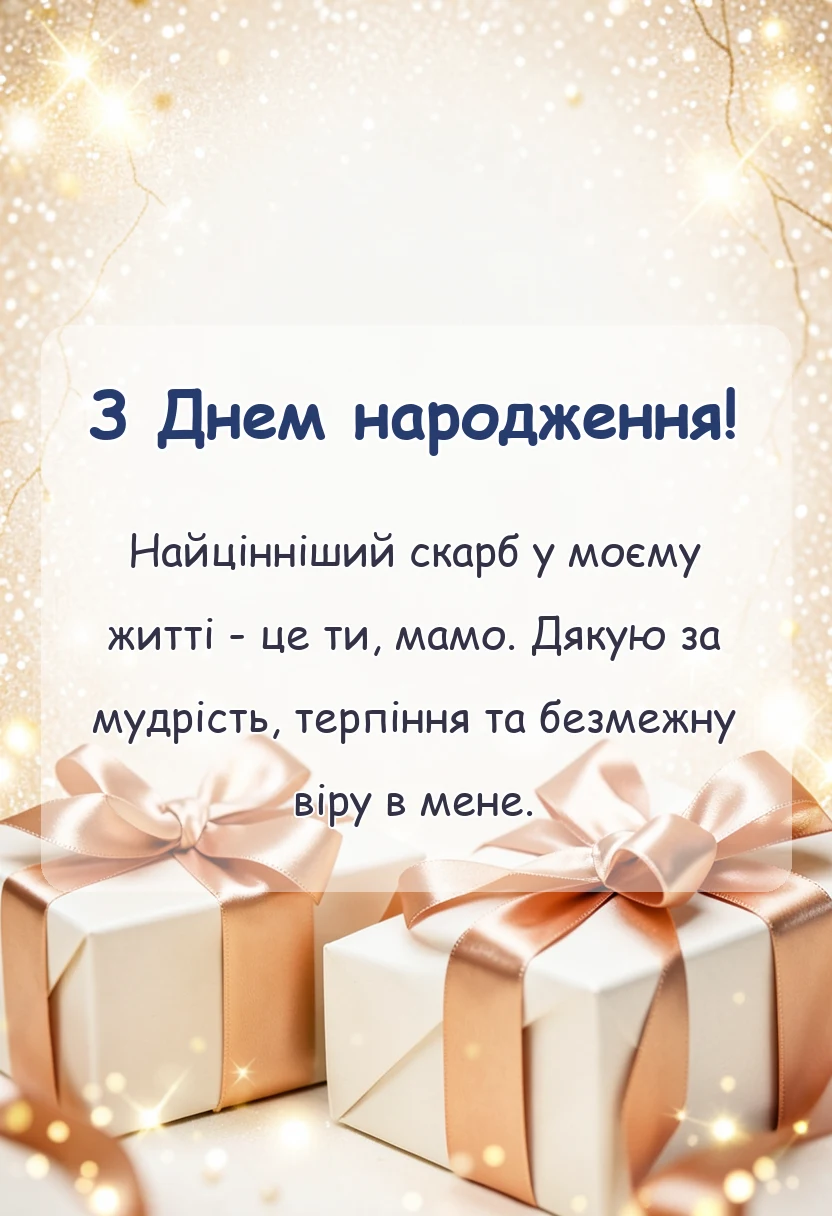 вітальна листівка - дякую мамо за життя вірш