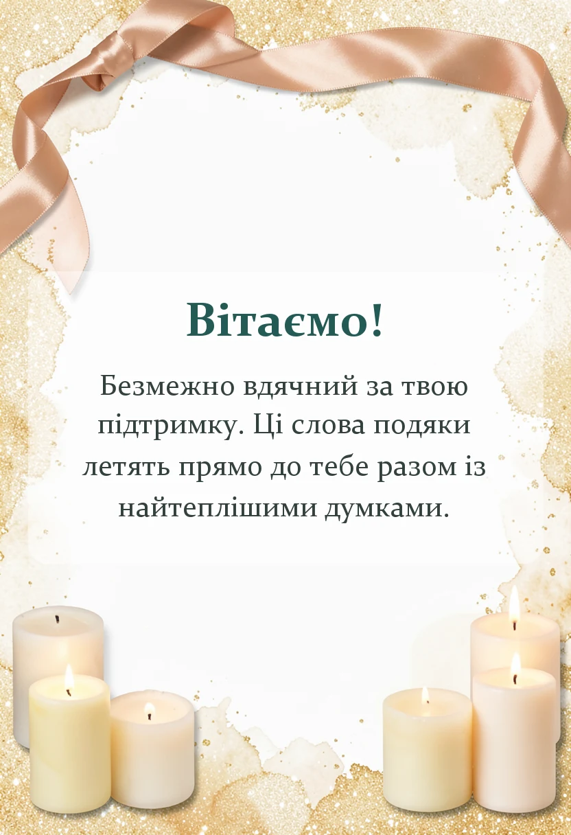 святкова картинка: щиро дякую картинки