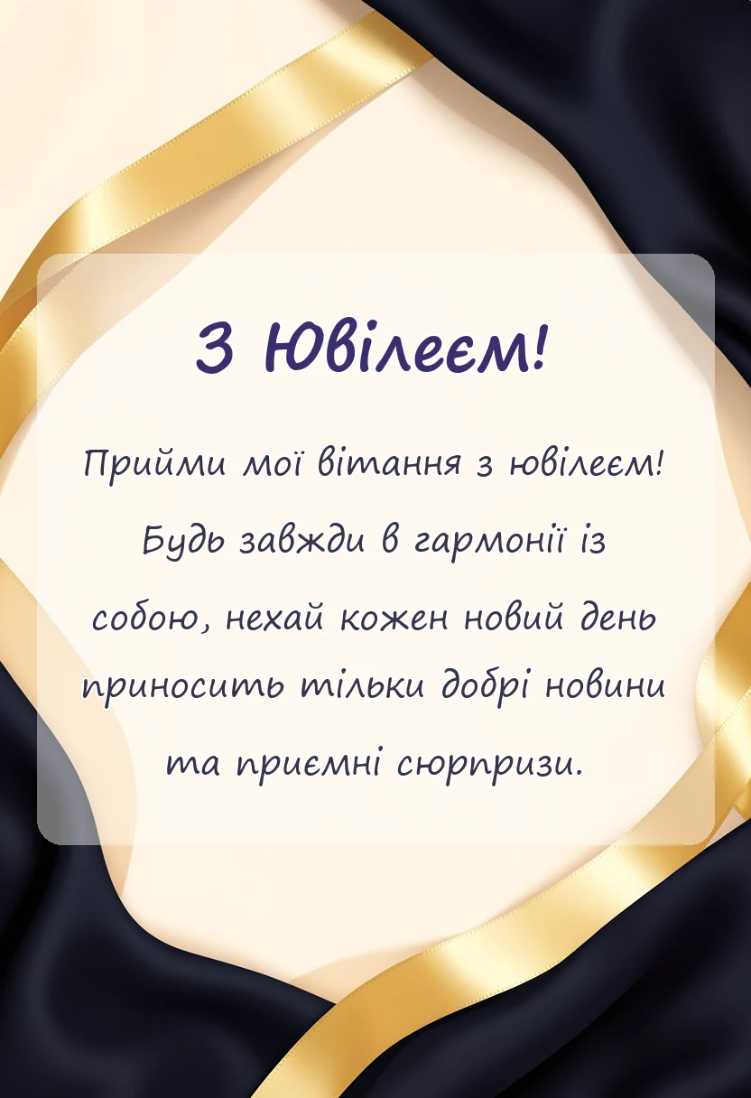 святкова картинка: що побажати людині на ювілей