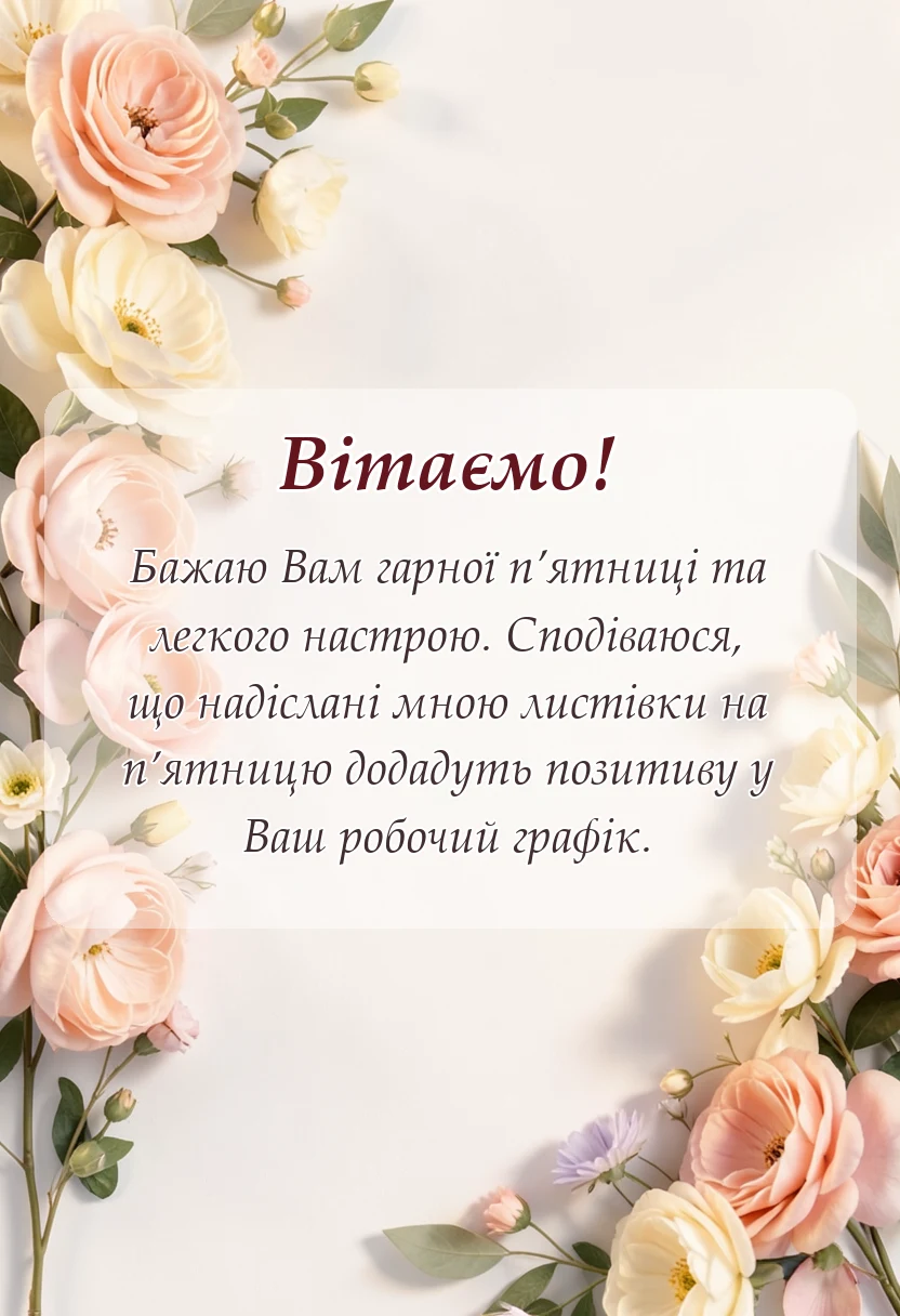 унікальна листівка - гарної п'ятниці картинки