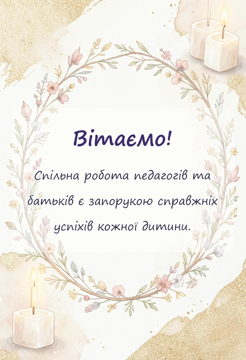 святкова картинка: подяка батькам на випускний та свята від вчителя