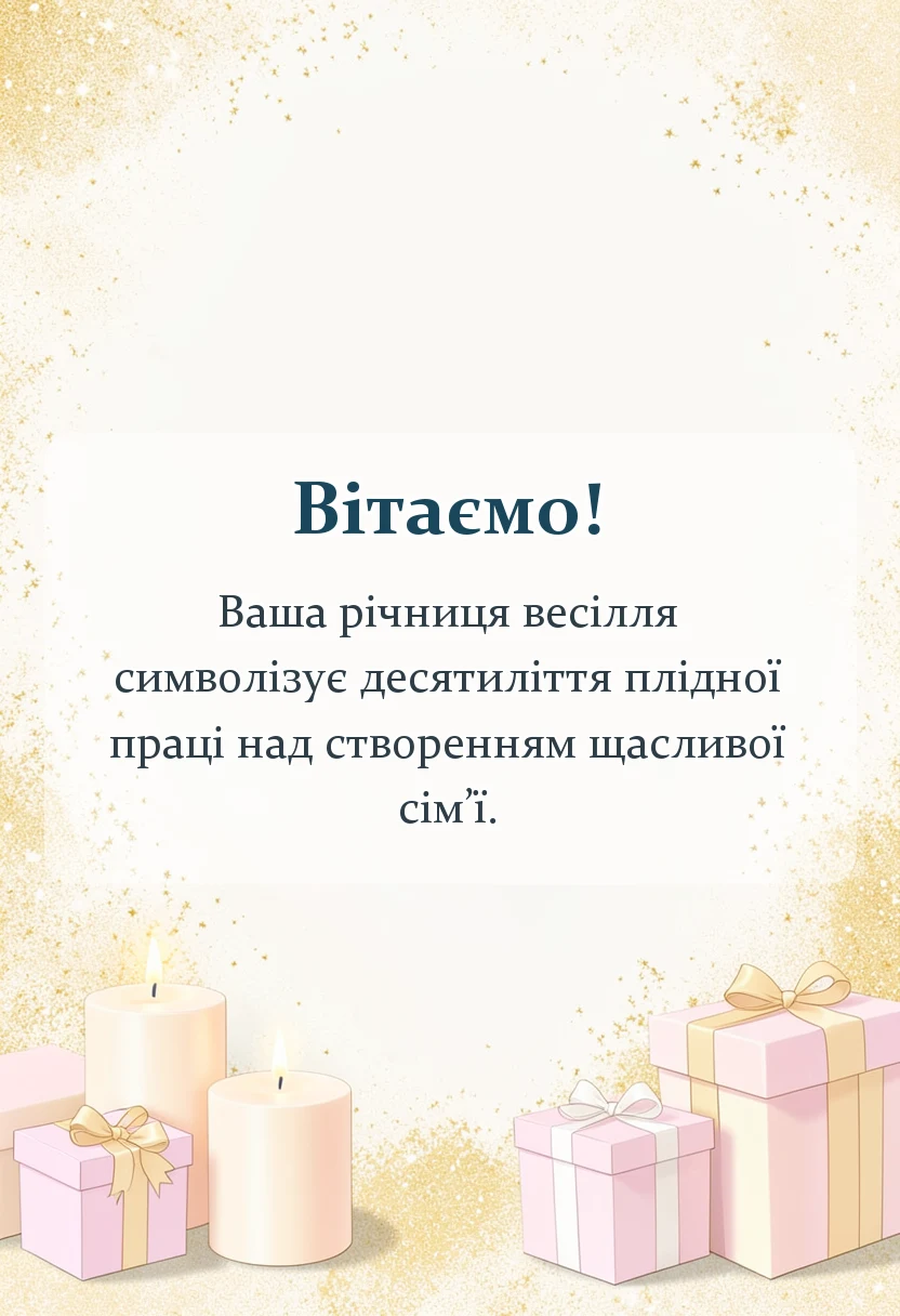 листівка з побажанням - картинки з 10 років весілля