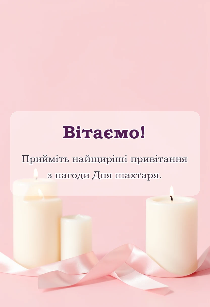 святкова картинка: з днем шахтера