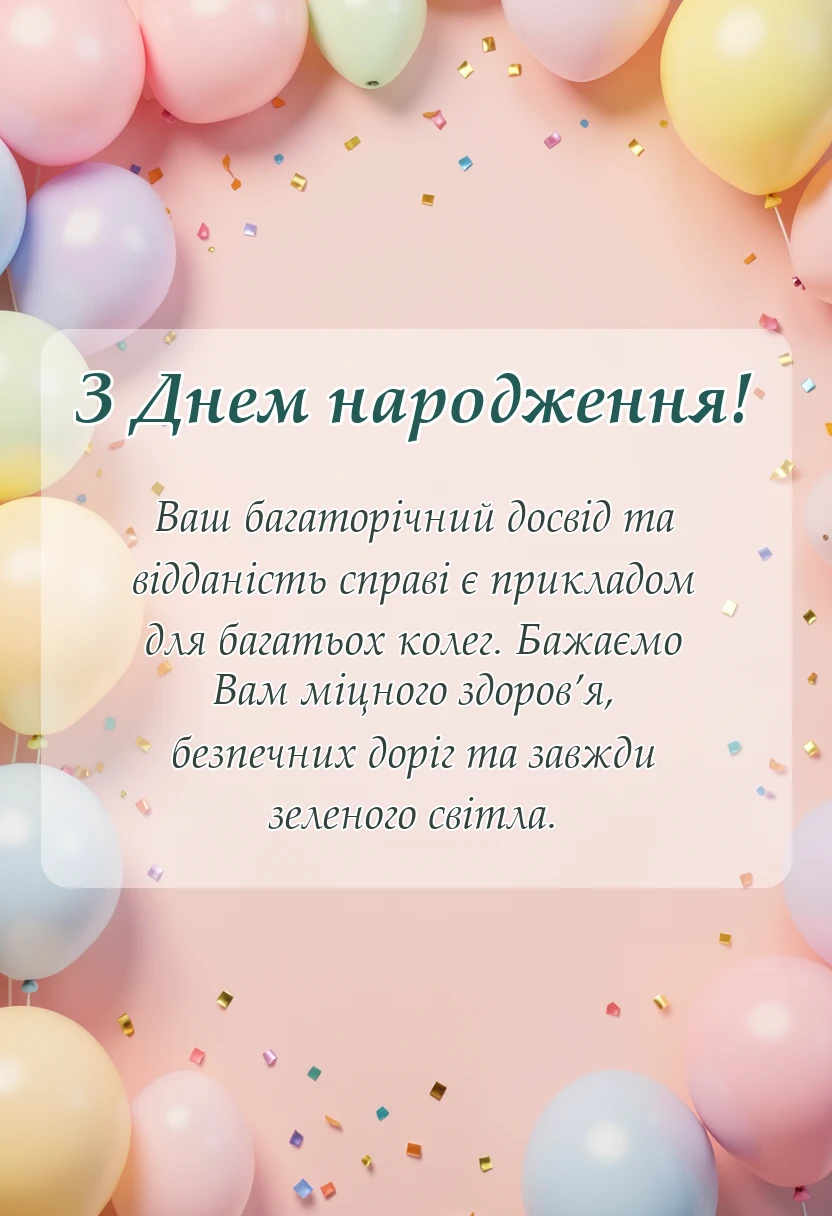 святкова картинка: картинки з днем народження для водія