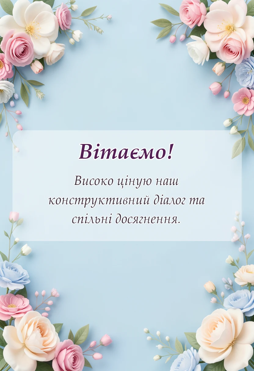 листівка з побажанням - привітання з новим роком