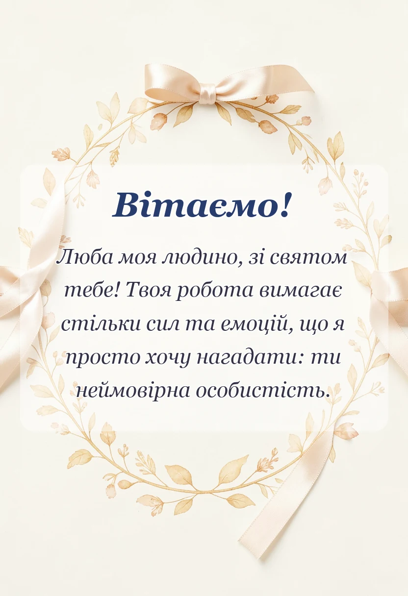 вітальна листівка - привітання з днем журналіста