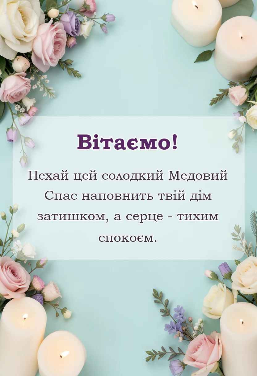листівка з побажанням - привітання з маковеєм своїми словами
