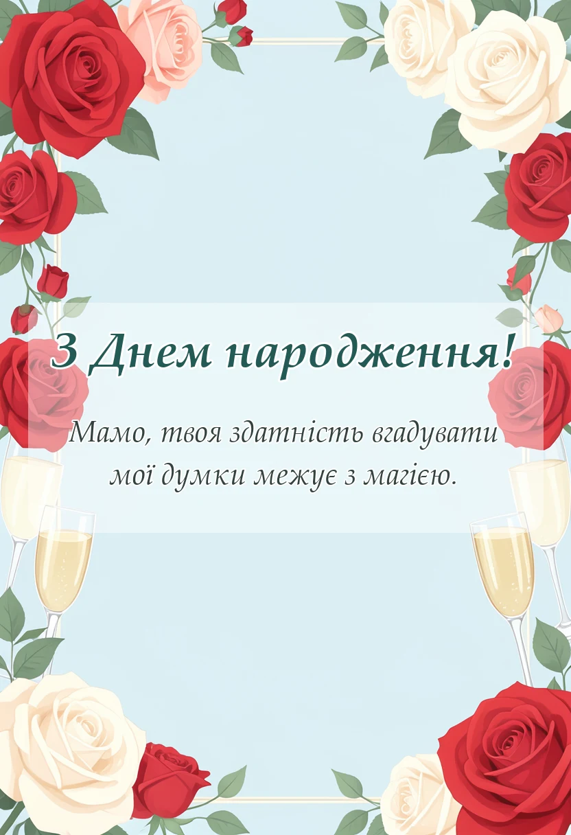 унікальна листівка - подяка мамі вірш