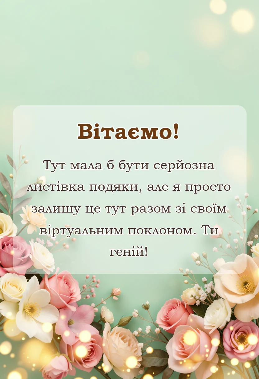 красива листівка: щиро дякую картинки