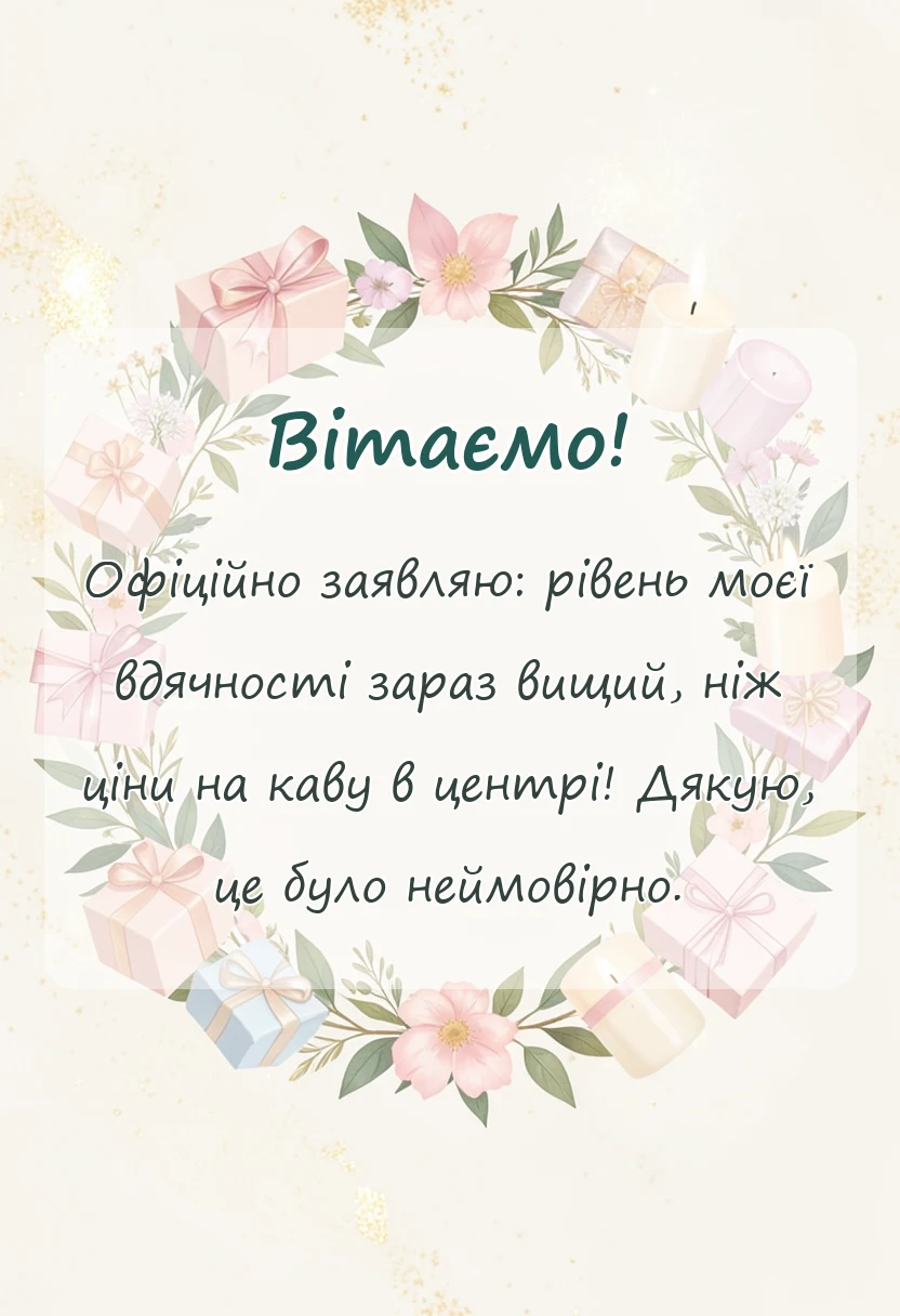 вітальна листівка - щиро дякую картинки