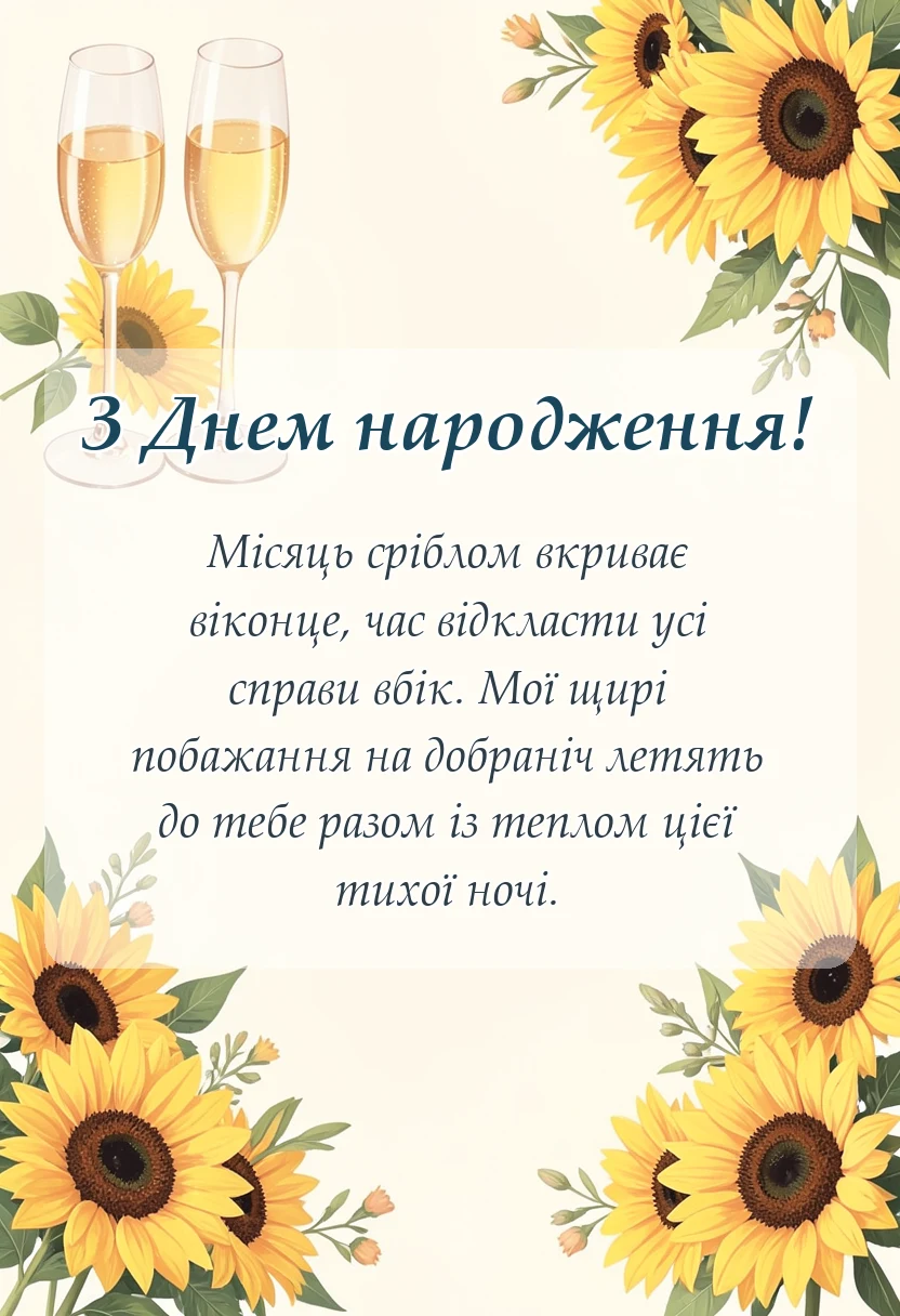 вітальна листівка - безкоштовні картинки на добраніч