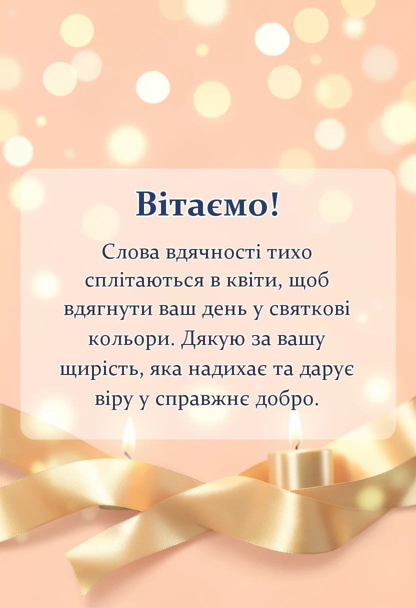 красива листівка: щиро дякую картинки