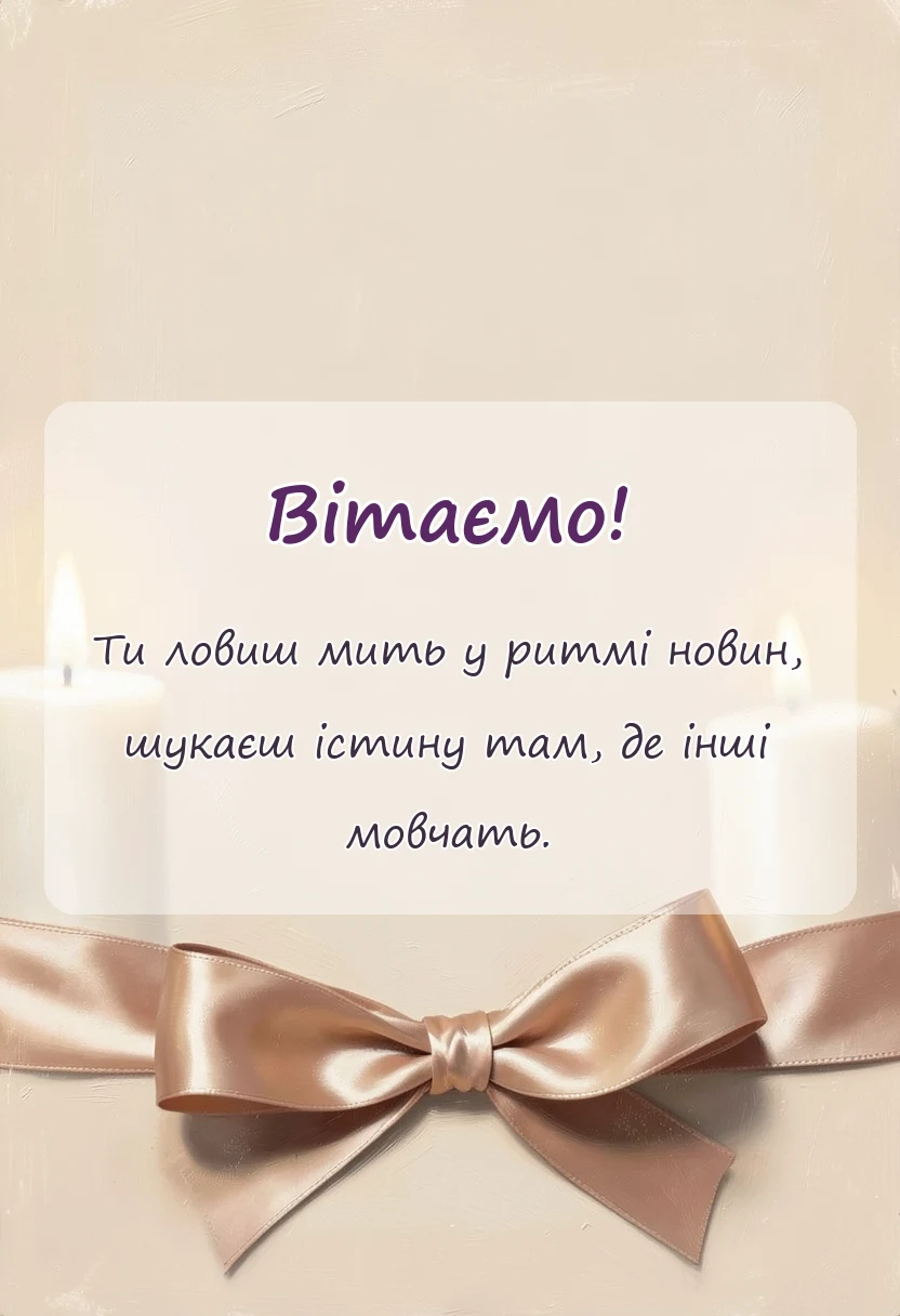 унікальна листівка - привітання з днем журналіста
