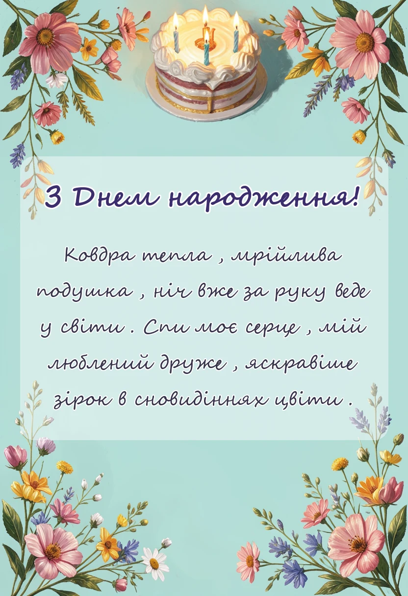 унікальна листівка - оригінальні побажання доброї ночі