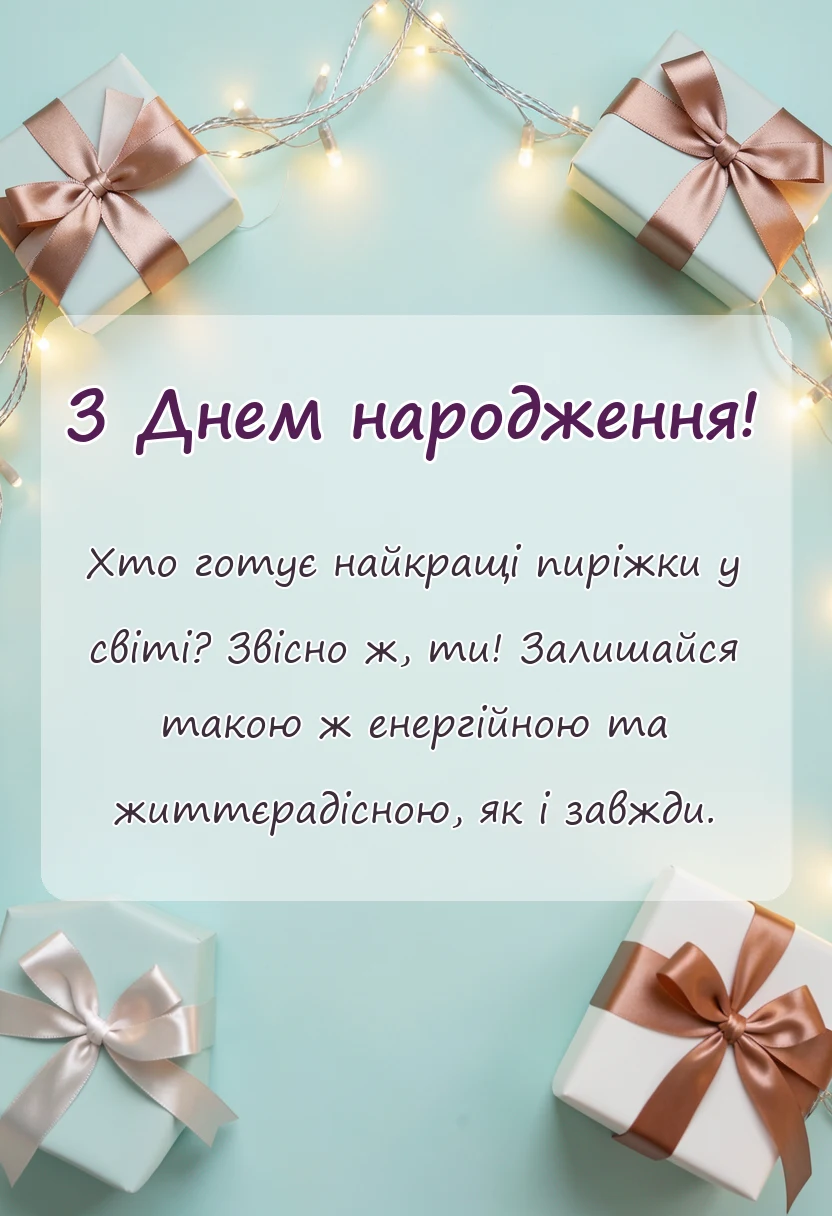 вітальна листівка - привітання з бабусею